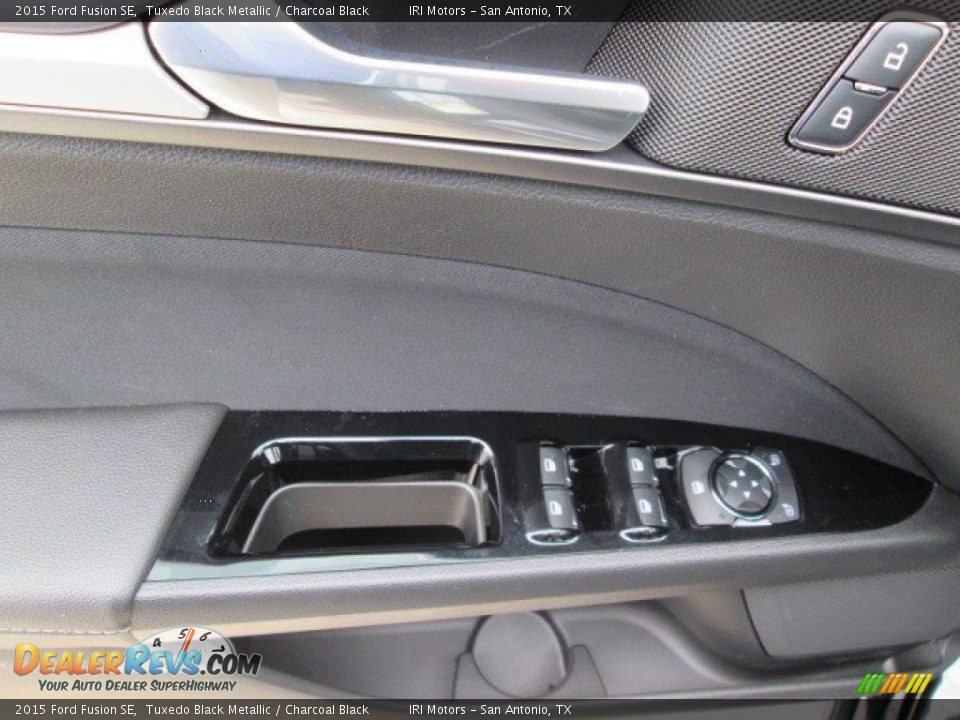 2015 Ford Fusion SE Tuxedo Black Metallic / Charcoal Black Photo #18