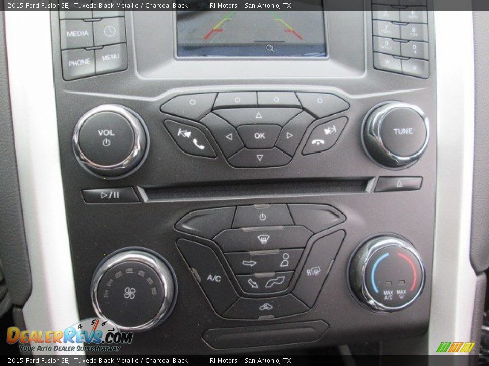 2015 Ford Fusion SE Tuxedo Black Metallic / Charcoal Black Photo #24