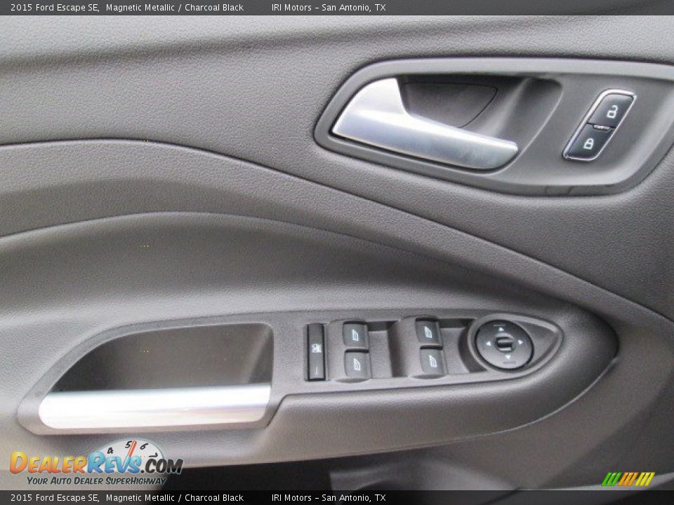 2015 Ford Escape SE Magnetic Metallic / Charcoal Black Photo #21