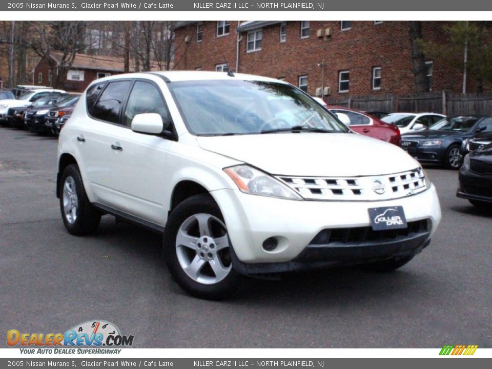 2005 Nissan Murano S Glacier Pearl White / Cafe Latte Photo #1