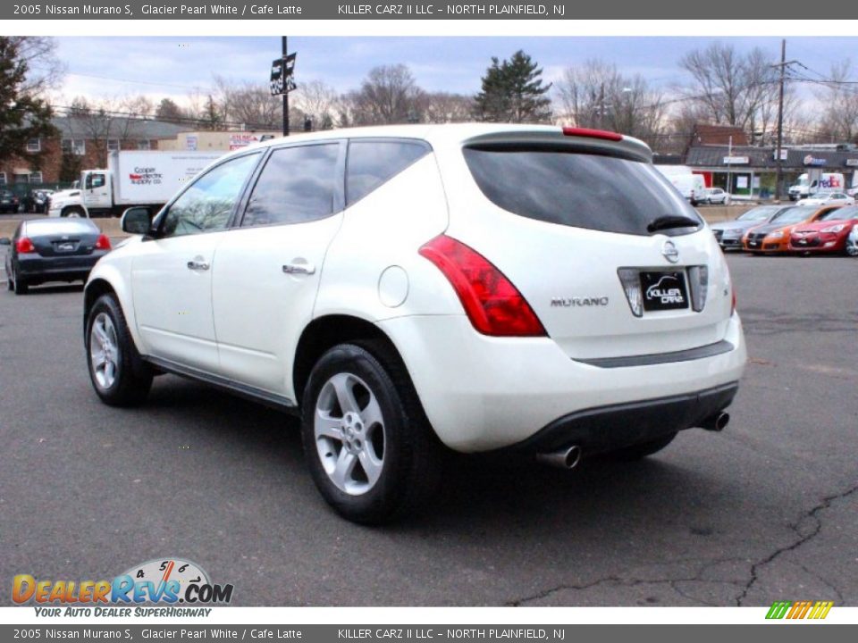 2005 Nissan Murano S Glacier Pearl White / Cafe Latte Photo #5