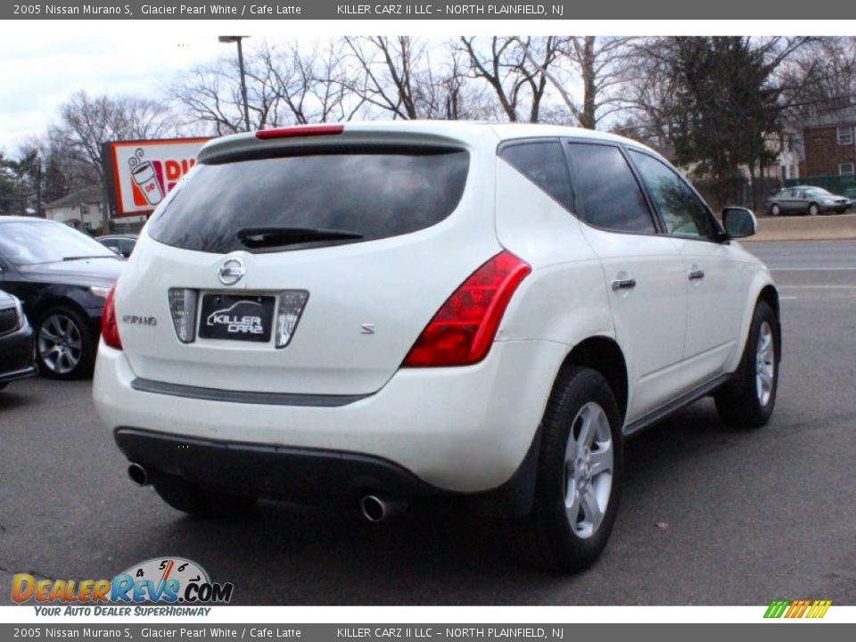 2005 Nissan Murano S Glacier Pearl White / Cafe Latte Photo #7