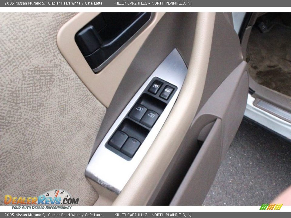 2005 Nissan Murano S Glacier Pearl White / Cafe Latte Photo #12