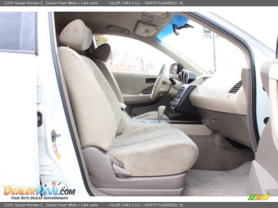 2005 Nissan Murano S Glacier Pearl White / Cafe Latte Photo #17
