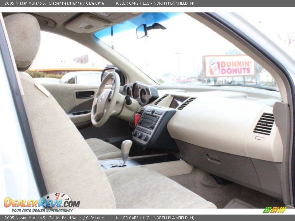 2005 Nissan Murano S Glacier Pearl White / Cafe Latte Photo #18