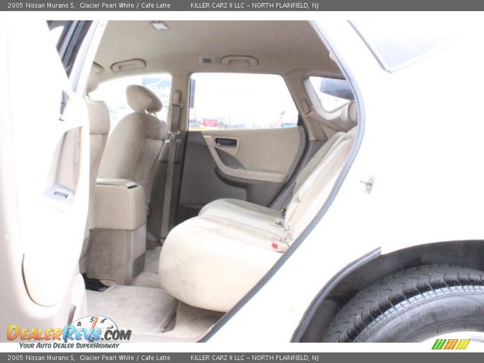 2005 Nissan Murano S Glacier Pearl White / Cafe Latte Photo #19