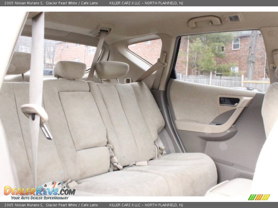 2005 Nissan Murano S Glacier Pearl White / Cafe Latte Photo #21