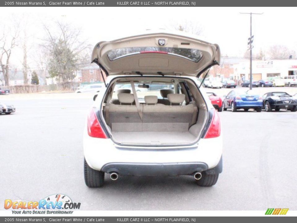 2005 Nissan Murano S Glacier Pearl White / Cafe Latte Photo #22
