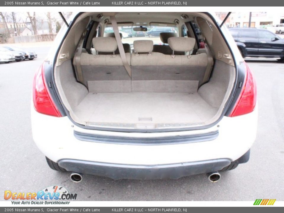 2005 Nissan Murano S Glacier Pearl White / Cafe Latte Photo #23