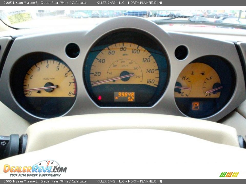 2005 Nissan Murano S Glacier Pearl White / Cafe Latte Photo #25