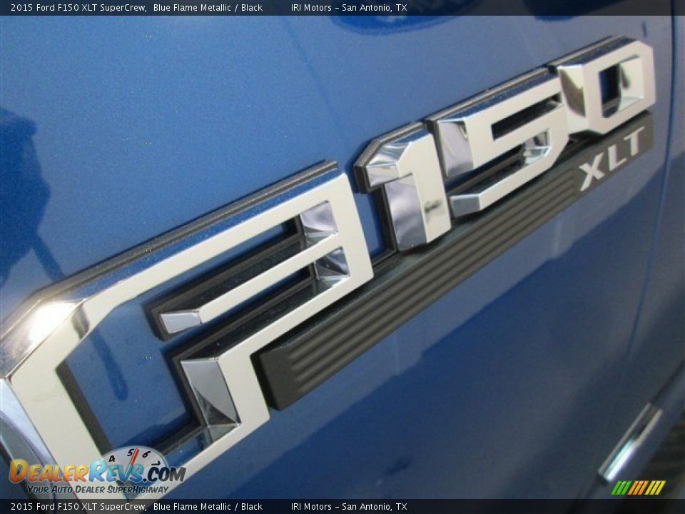 2015 Ford F150 XLT SuperCrew Blue Flame Metallic / Black Photo #4