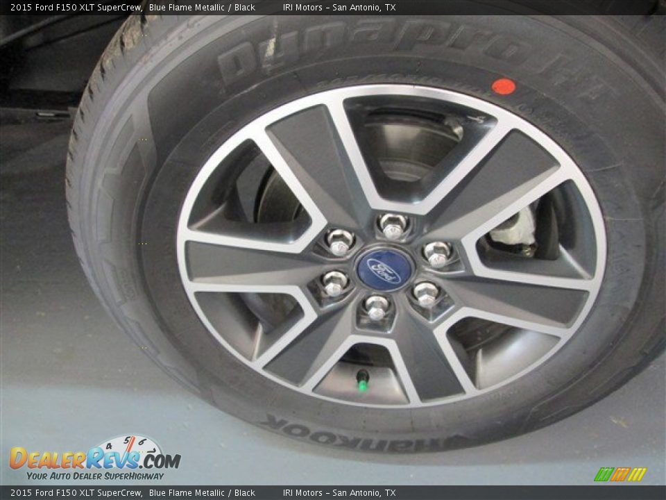 2015 Ford F150 XLT SuperCrew Blue Flame Metallic / Black Photo #5
