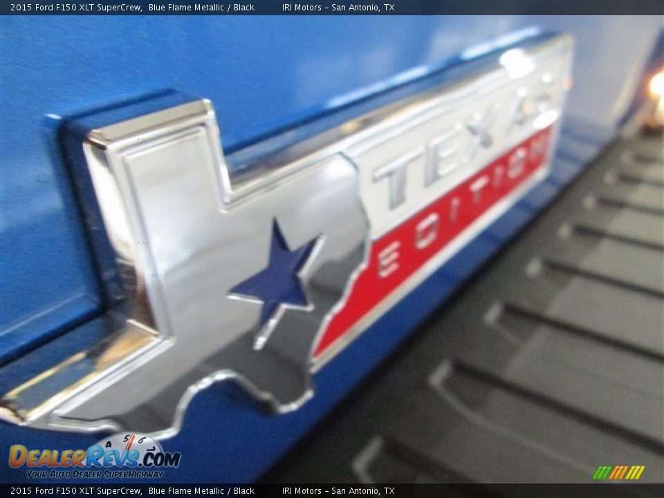 2015 Ford F150 XLT SuperCrew Blue Flame Metallic / Black Photo #7