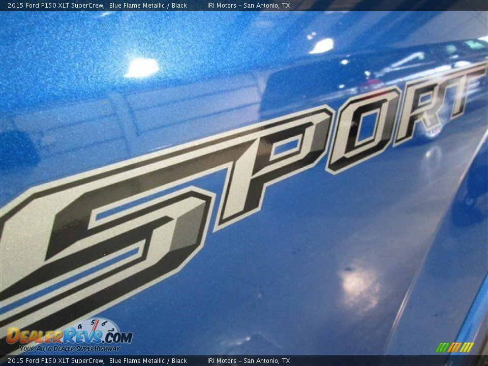 2015 Ford F150 XLT SuperCrew Blue Flame Metallic / Black Photo #8