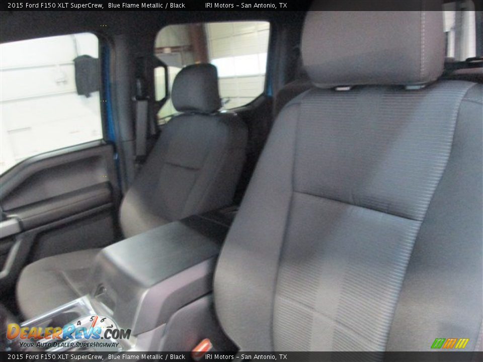2015 Ford F150 XLT SuperCrew Blue Flame Metallic / Black Photo #10