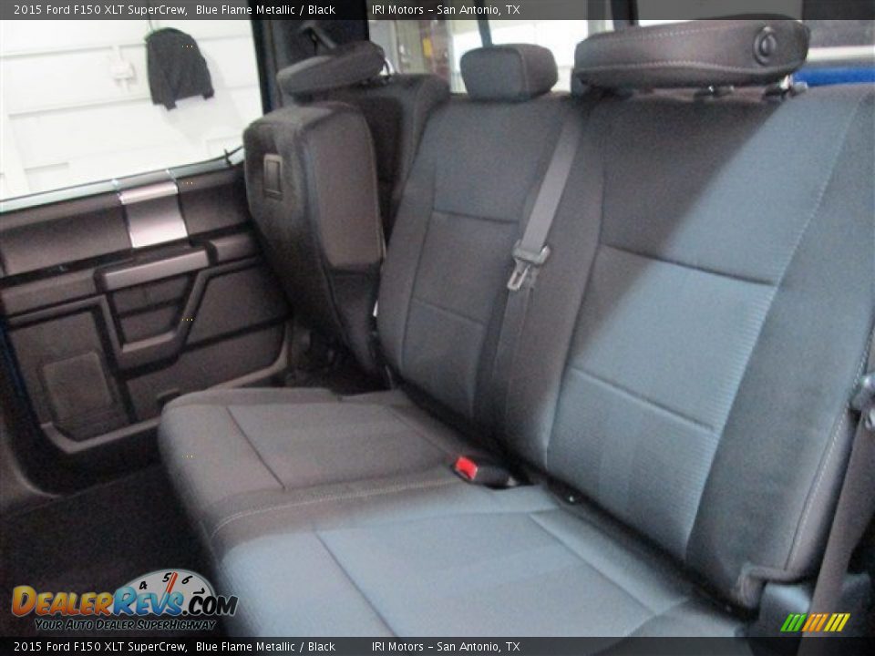 2015 Ford F150 XLT SuperCrew Blue Flame Metallic / Black Photo #11