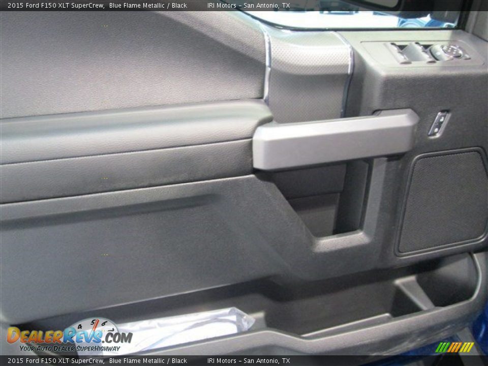 2015 Ford F150 XLT SuperCrew Blue Flame Metallic / Black Photo #13