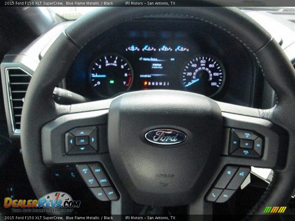 2015 Ford F150 XLT SuperCrew Blue Flame Metallic / Black Photo #20