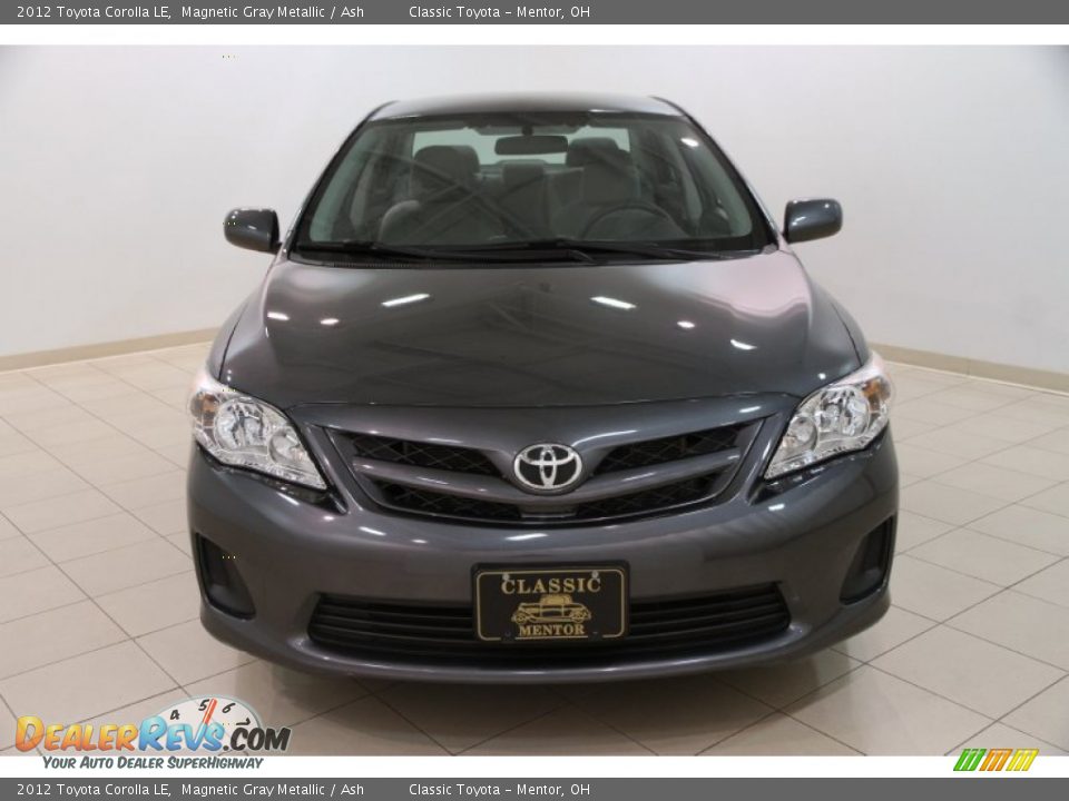 2012 Toyota Corolla LE Magnetic Gray Metallic / Ash Photo #2