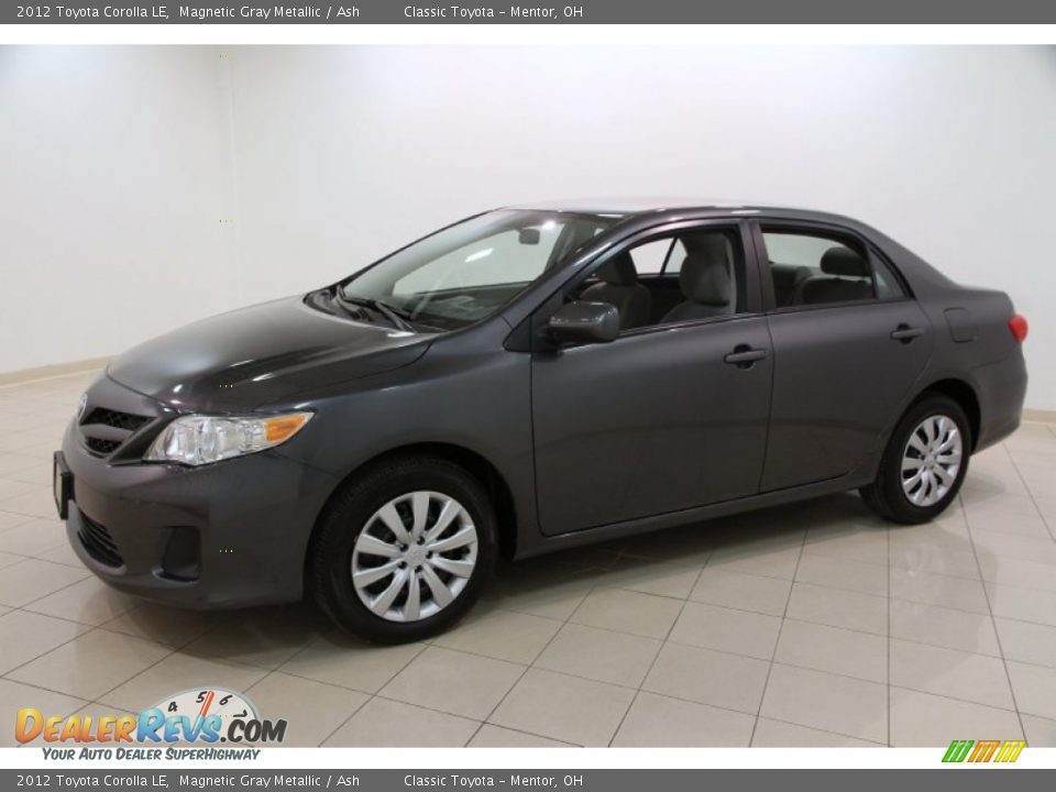 2012 Toyota Corolla LE Magnetic Gray Metallic / Ash Photo #3