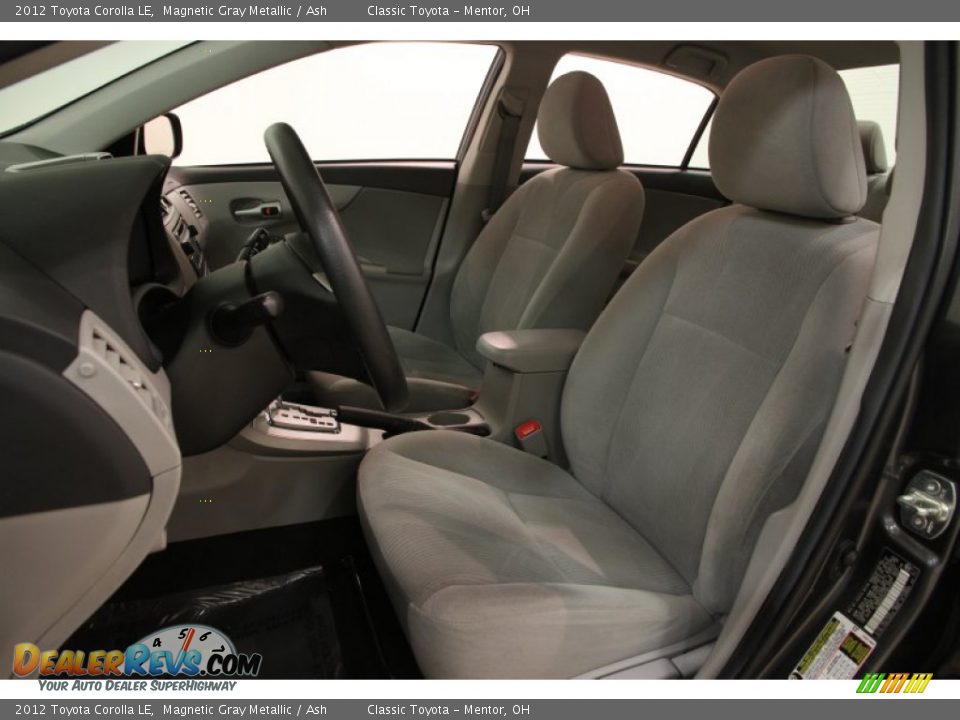 2012 Toyota Corolla LE Magnetic Gray Metallic / Ash Photo #5