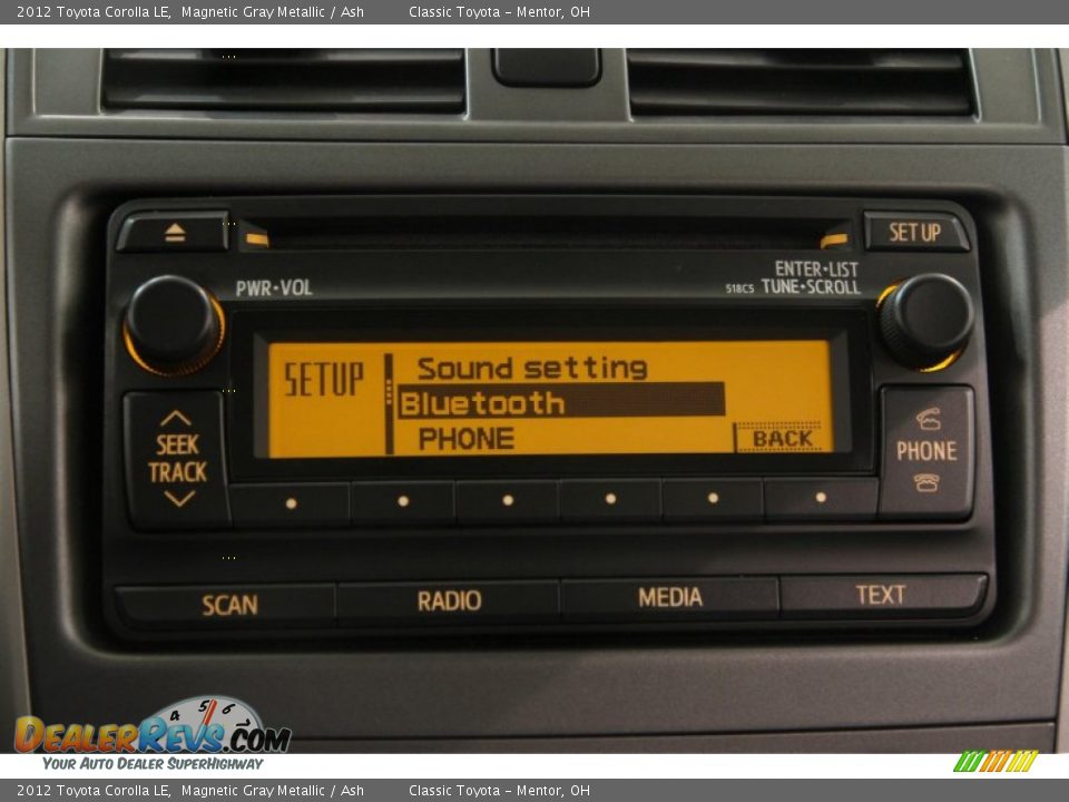 2012 Toyota Corolla LE Magnetic Gray Metallic / Ash Photo #9