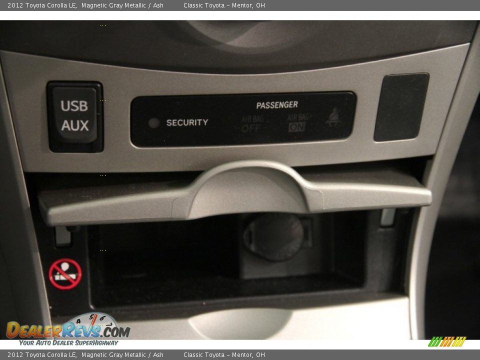 2012 Toyota Corolla LE Magnetic Gray Metallic / Ash Photo #11