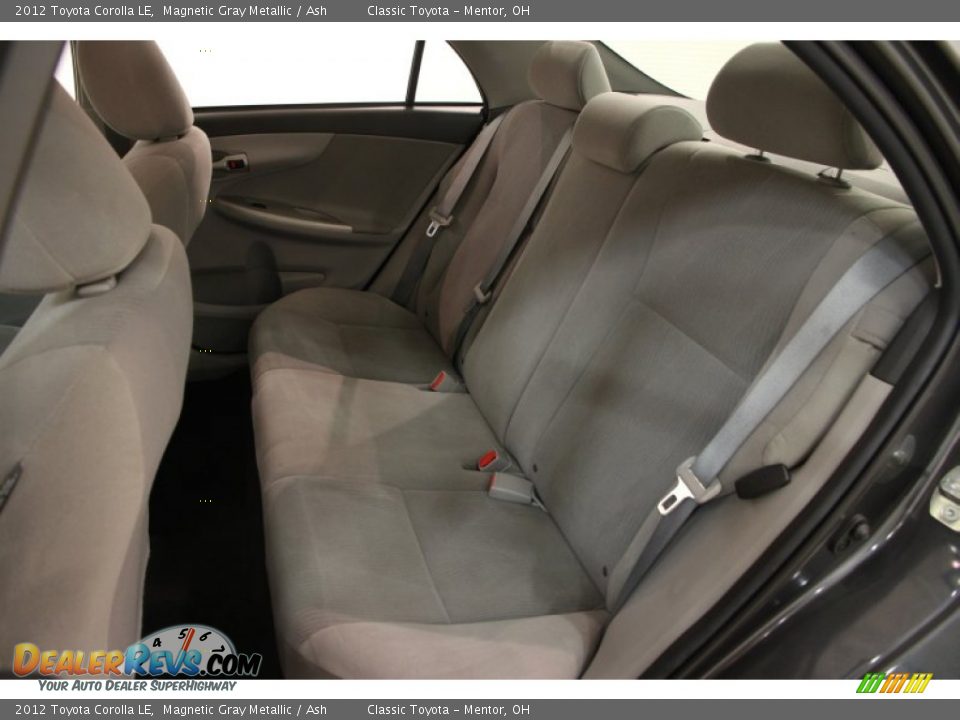 2012 Toyota Corolla LE Magnetic Gray Metallic / Ash Photo #15