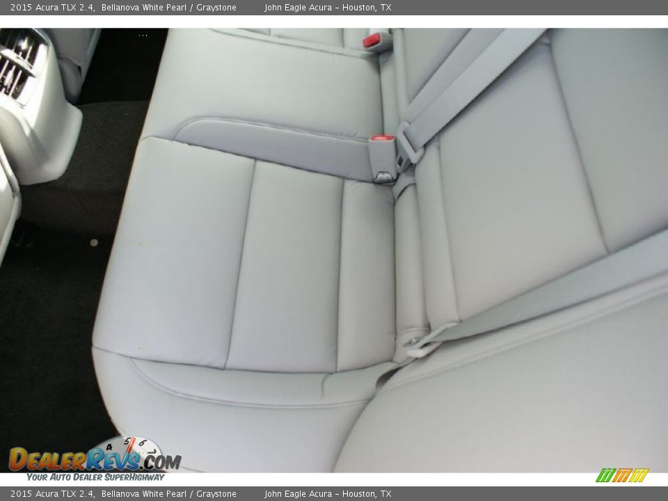 2015 Acura TLX 2.4 Bellanova White Pearl / Graystone Photo #15