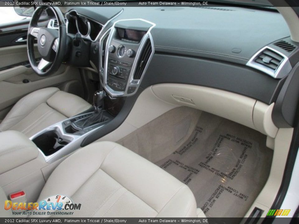 2012 Cadillac SRX Luxury AWD Platinum Ice Tricoat / Shale/Ebony Photo #17