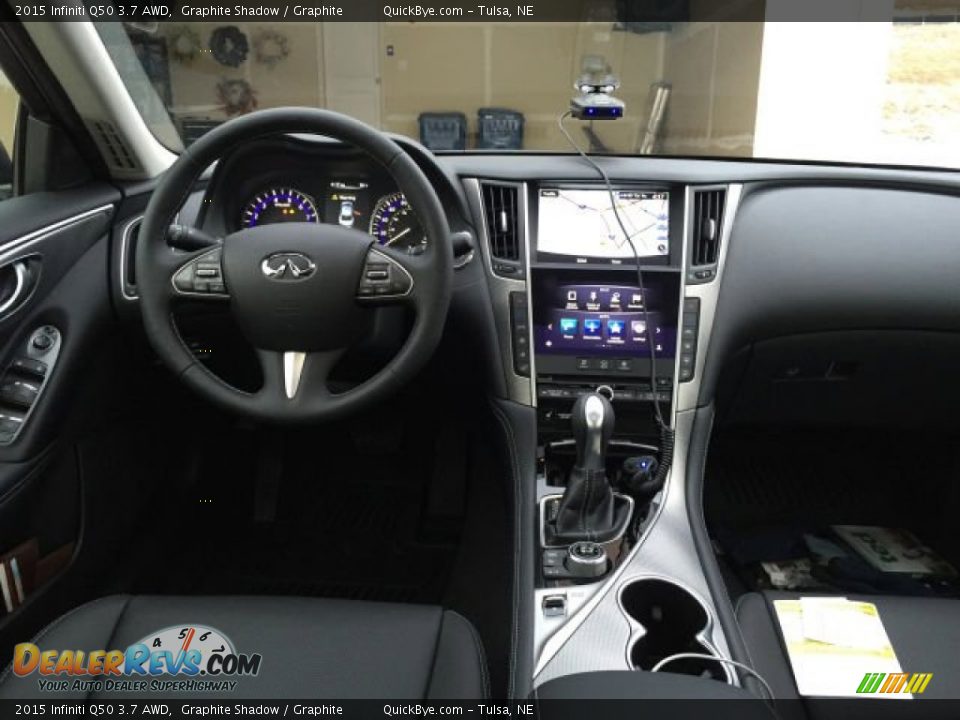 Dashboard of 2015 Infiniti Q50 3.7 AWD Photo #3