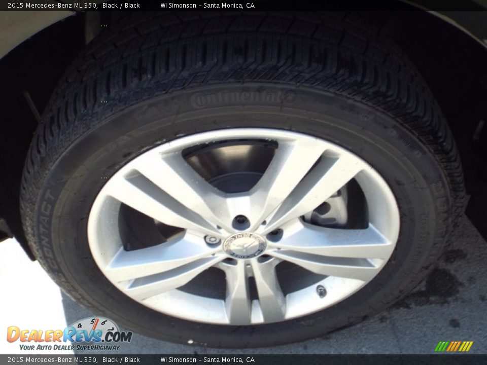 2015 Mercedes-Benz ML 350 Black / Black Photo #10