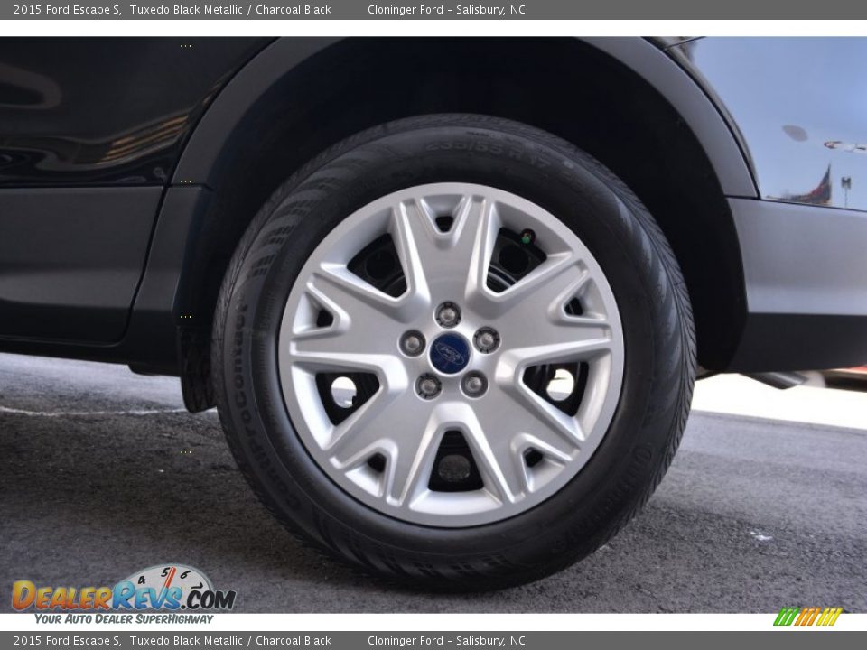 2015 Ford Escape S Tuxedo Black Metallic / Charcoal Black Photo #5