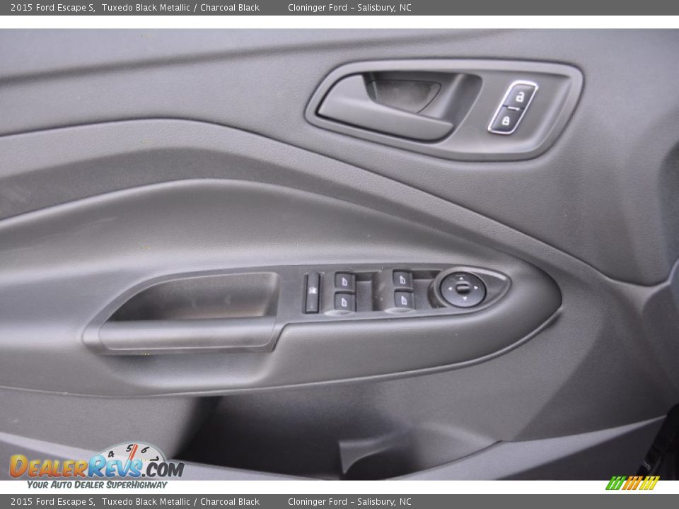 2015 Ford Escape S Tuxedo Black Metallic / Charcoal Black Photo #6