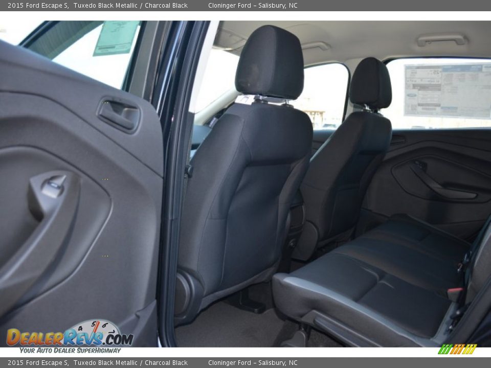 2015 Ford Escape S Tuxedo Black Metallic / Charcoal Black Photo #10