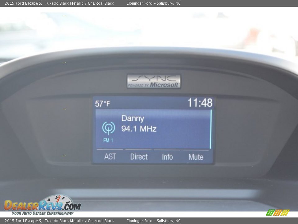 2015 Ford Escape S Tuxedo Black Metallic / Charcoal Black Photo #13