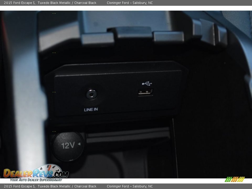 2015 Ford Escape S Tuxedo Black Metallic / Charcoal Black Photo #15