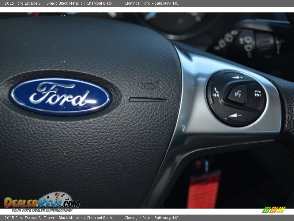 2015 Ford Escape S Tuxedo Black Metallic / Charcoal Black Photo #19