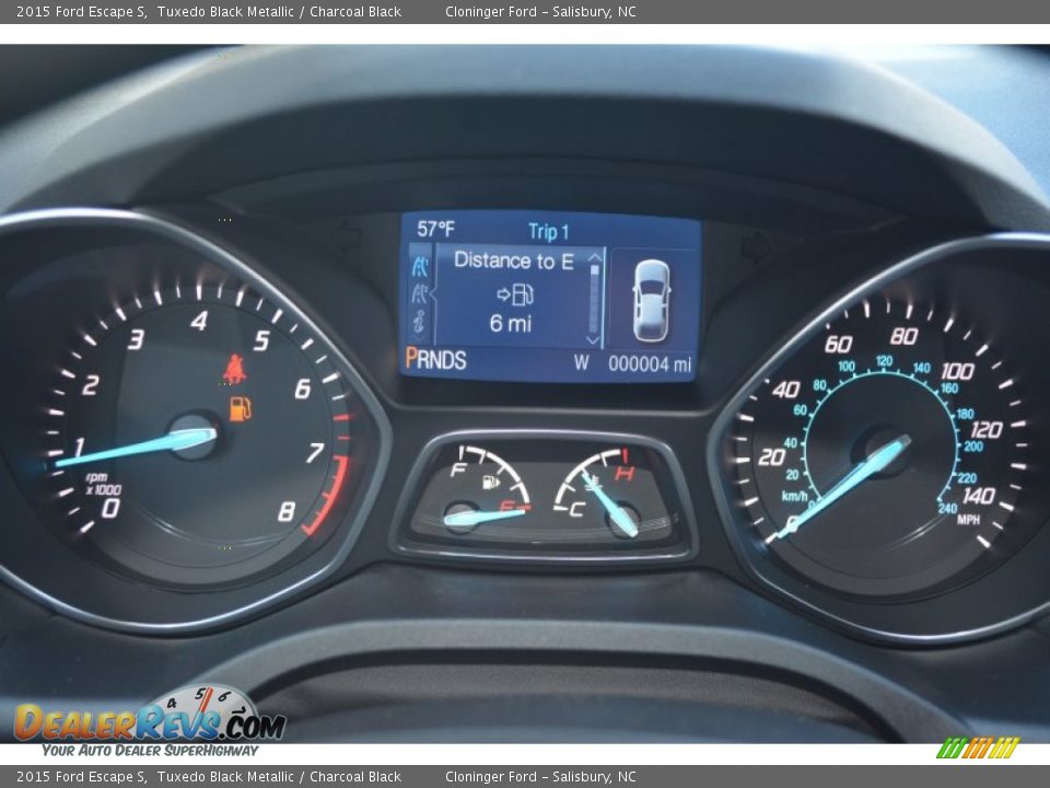 2015 Ford Escape S Tuxedo Black Metallic / Charcoal Black Photo #20