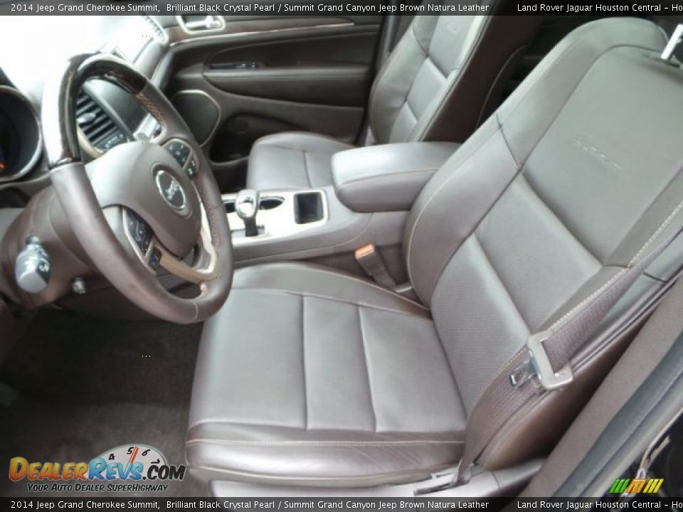 Front Seat of 2014 Jeep Grand Cherokee Summit Photo #2