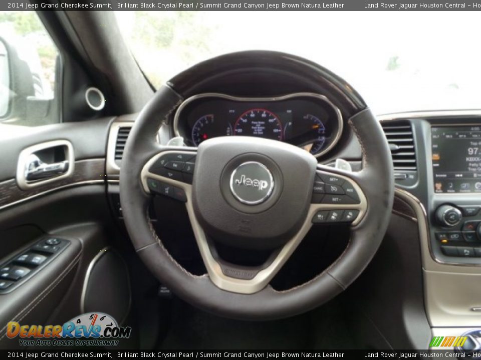 2014 Jeep Grand Cherokee Summit Steering Wheel Photo #13