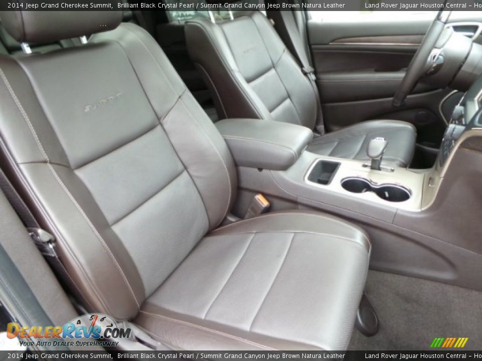 Front Seat of 2014 Jeep Grand Cherokee Summit Photo #25