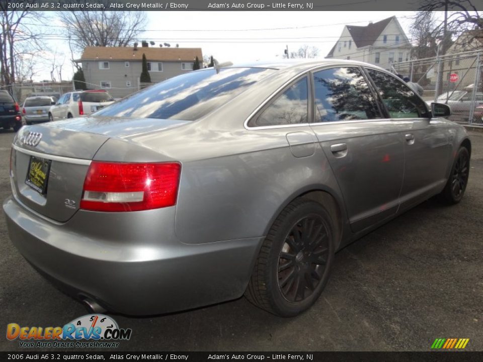 2006 Audi A6 3.2 quattro Sedan Atlas Grey Metallic / Ebony Photo #3