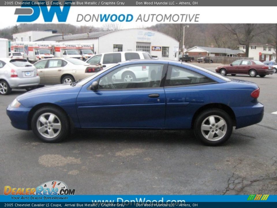 2005 Chevrolet Cavalier LS Coupe Arrival Blue Metallic / Graphite Gray Photo #1