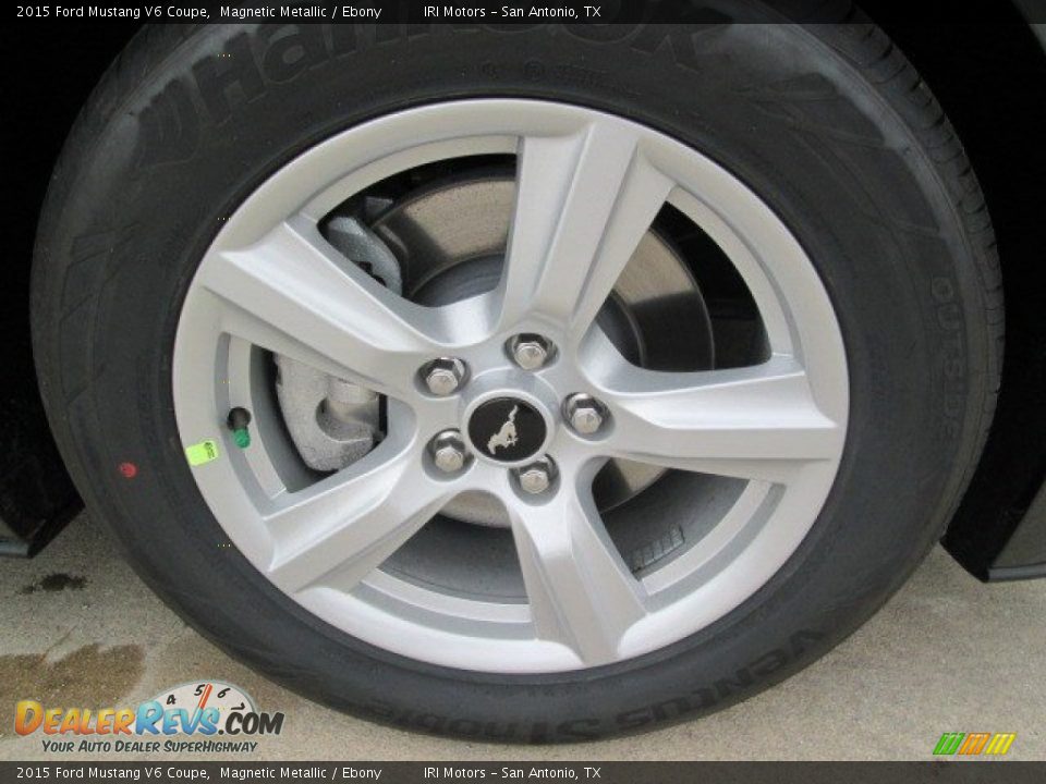 2015 Ford Mustang V6 Coupe Magnetic Metallic / Ebony Photo #3