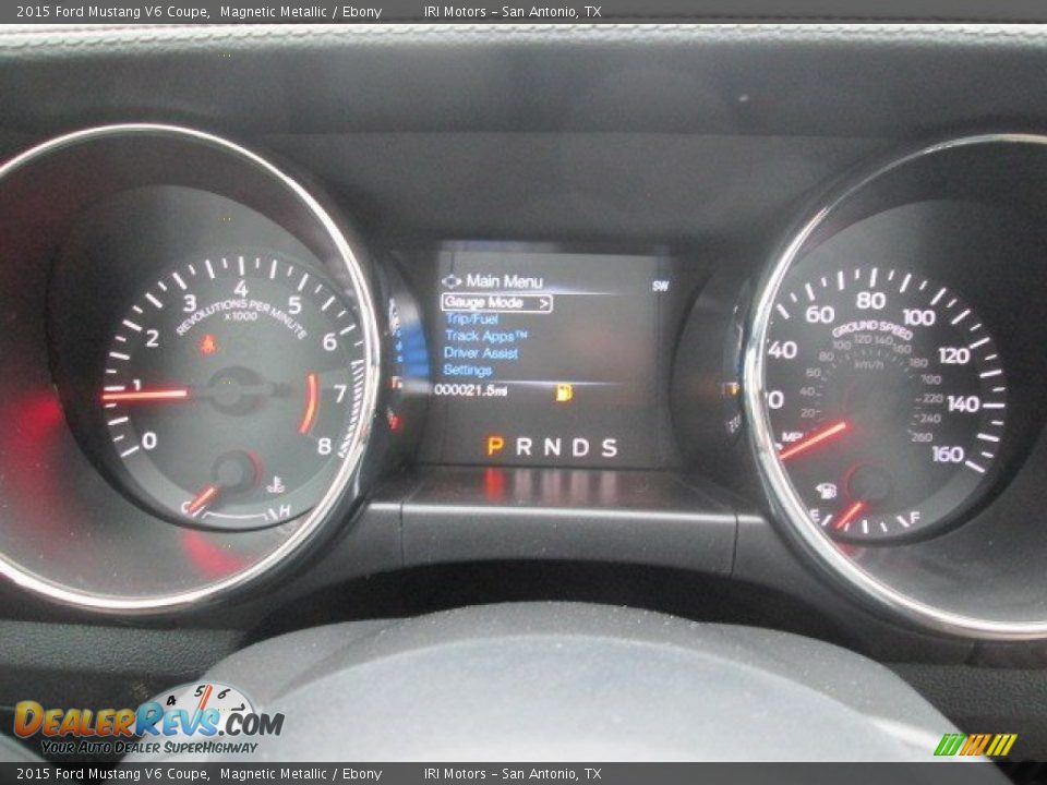 2015 Ford Mustang V6 Coupe Magnetic Metallic / Ebony Photo #20