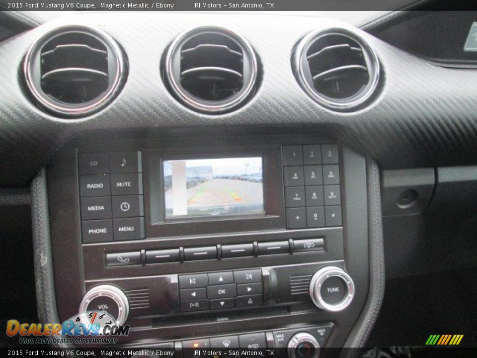 2015 Ford Mustang V6 Coupe Magnetic Metallic / Ebony Photo #21
