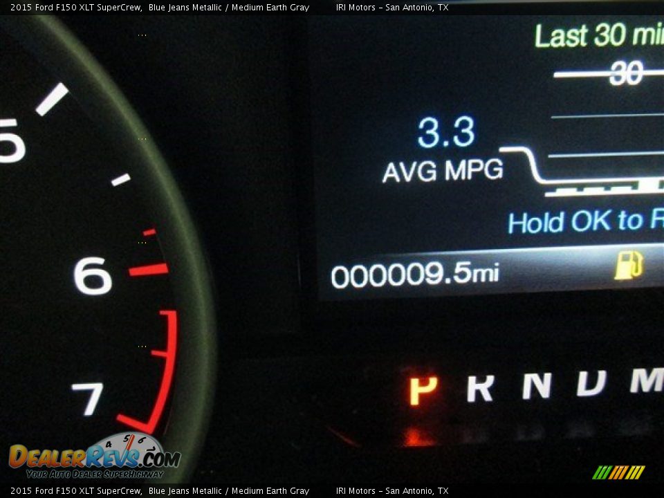 2015 Ford F150 XLT SuperCrew Blue Jeans Metallic / Medium Earth Gray Photo #16