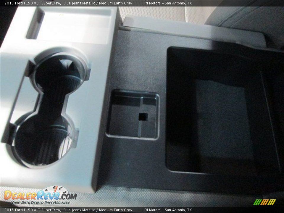 2015 Ford F150 XLT SuperCrew Blue Jeans Metallic / Medium Earth Gray Photo #20