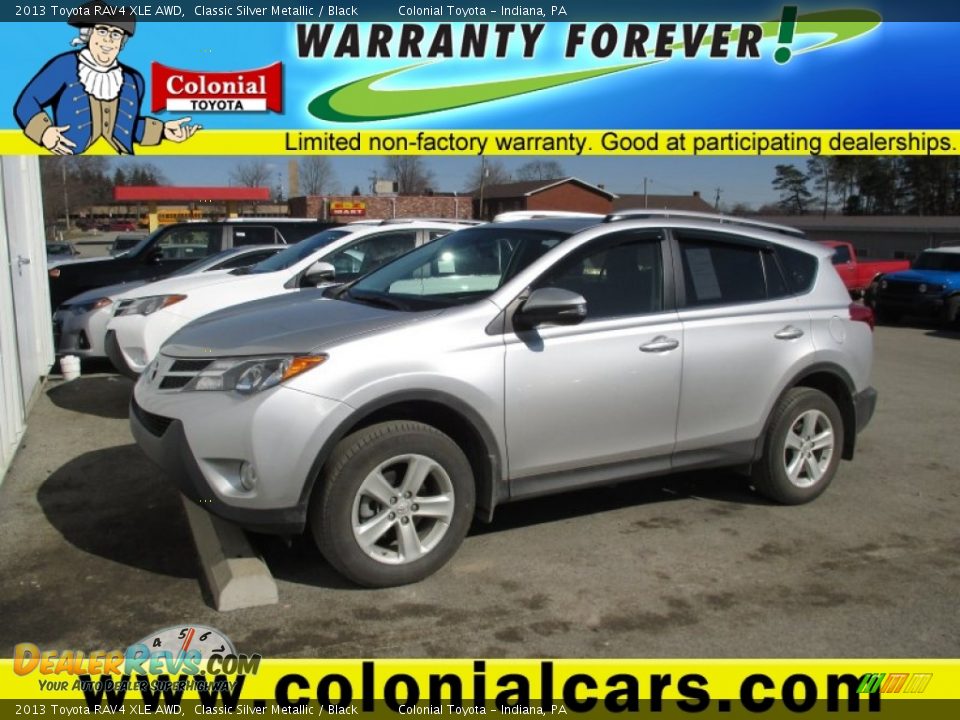 2013 Toyota RAV4 XLE AWD Classic Silver Metallic / Black Photo #1